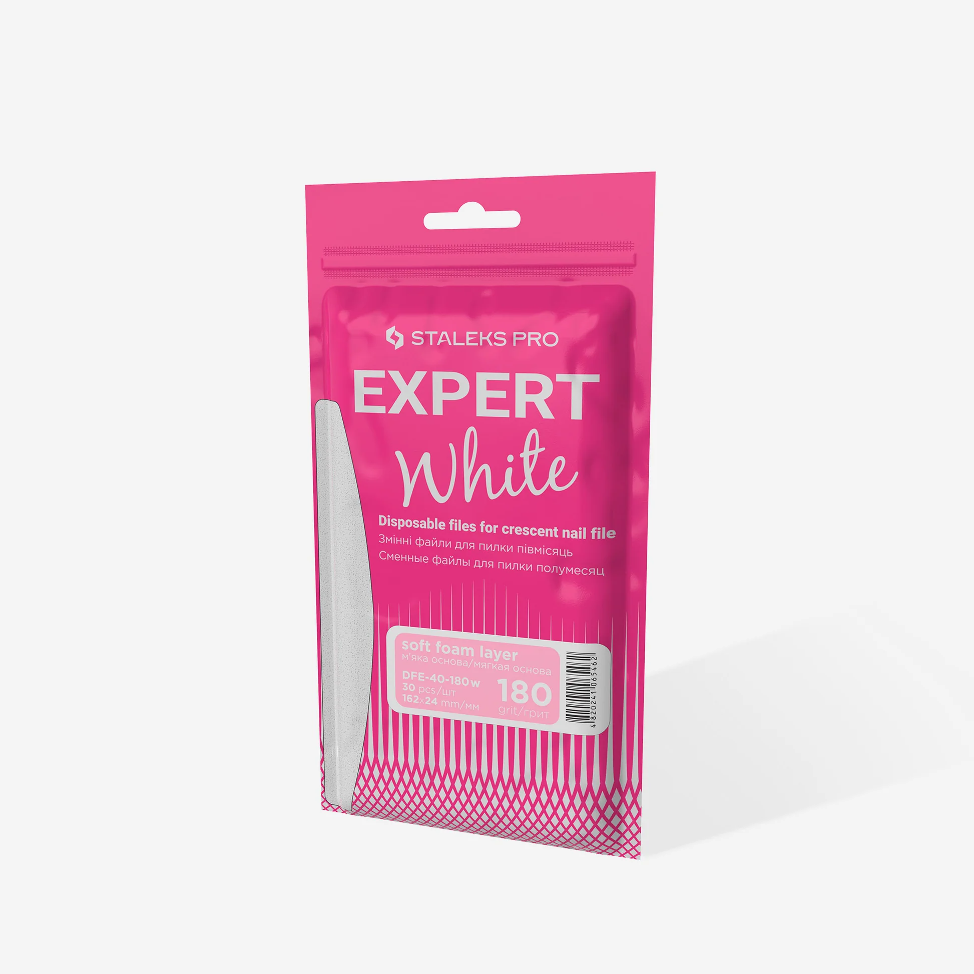 Сменяеми абразиви, полиращи за основа полумесец EXPERT 42 180 grit (50 pcs)-бели