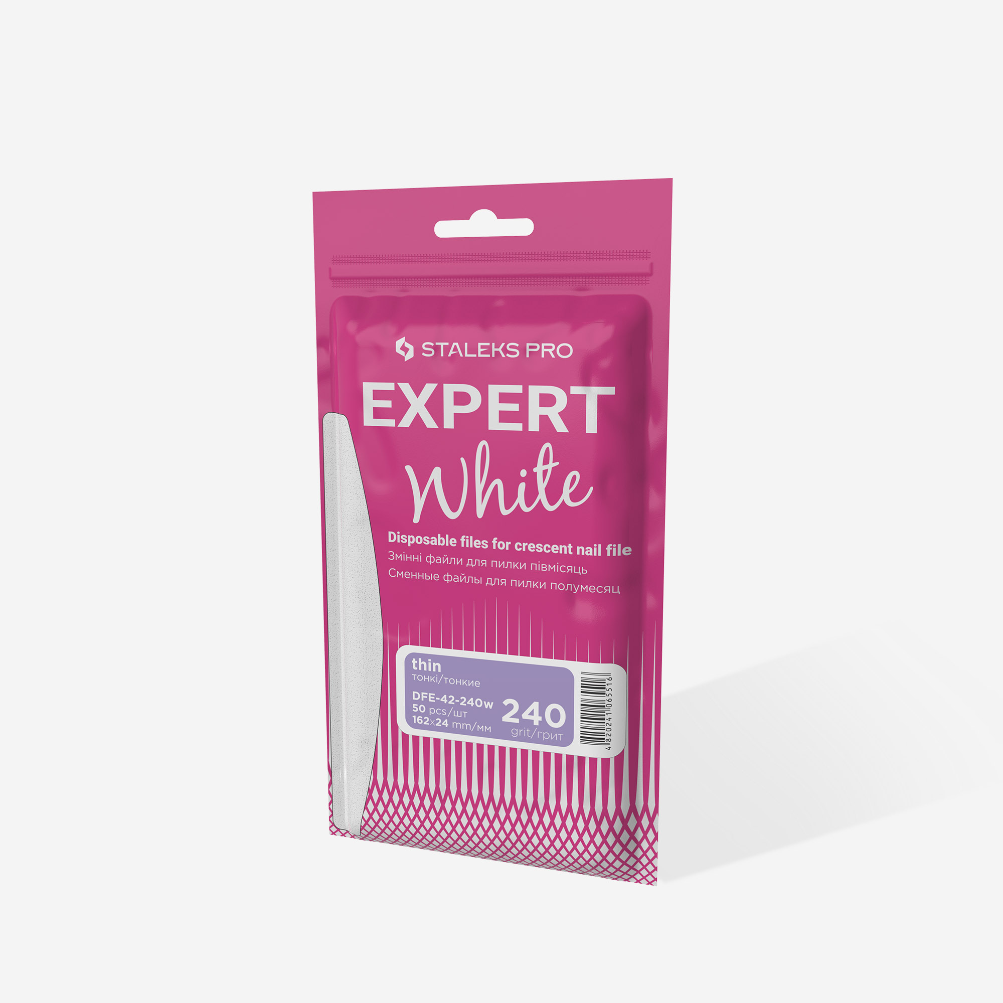 Сменяеми абразиви за основа полумесец EXPERT 42 180 grit (50 pcs)-бели