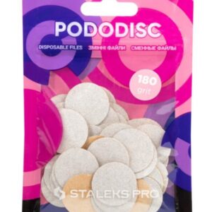 Сменяеми файлове за диск за педикюр PODODISC STALEKS PRO M 180 grit (50 БР)