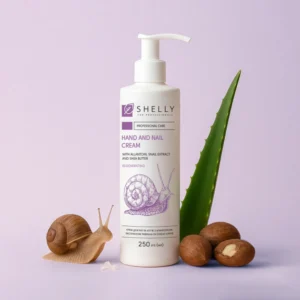 Крем за ръце и нокти с алантоин, екстракт от охлюви и масло от ший Shelly 250 мл