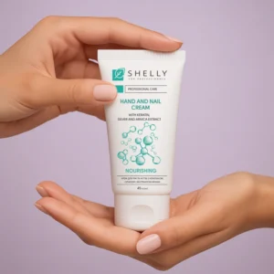 Крем за ръце и нокти с кератин, сребро и екстракт от арника, Shelly