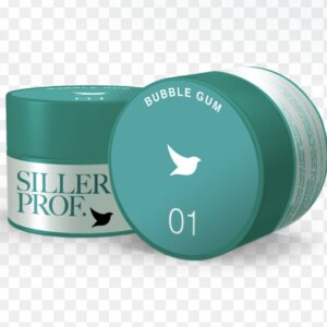 Siller Bubble Gum 01 - гел дъвка бял - 15 мл