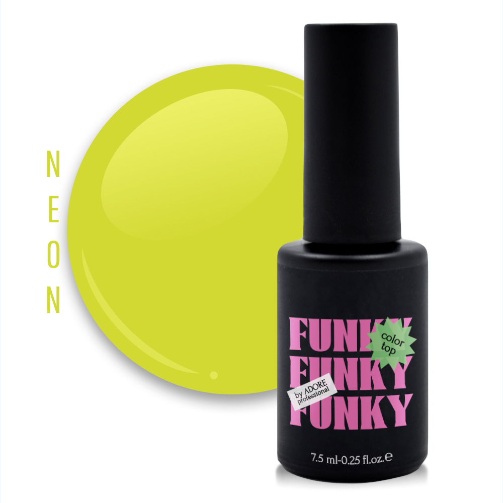 ADORE FUNKY COLOR TOP 8ml №07 - funky lime