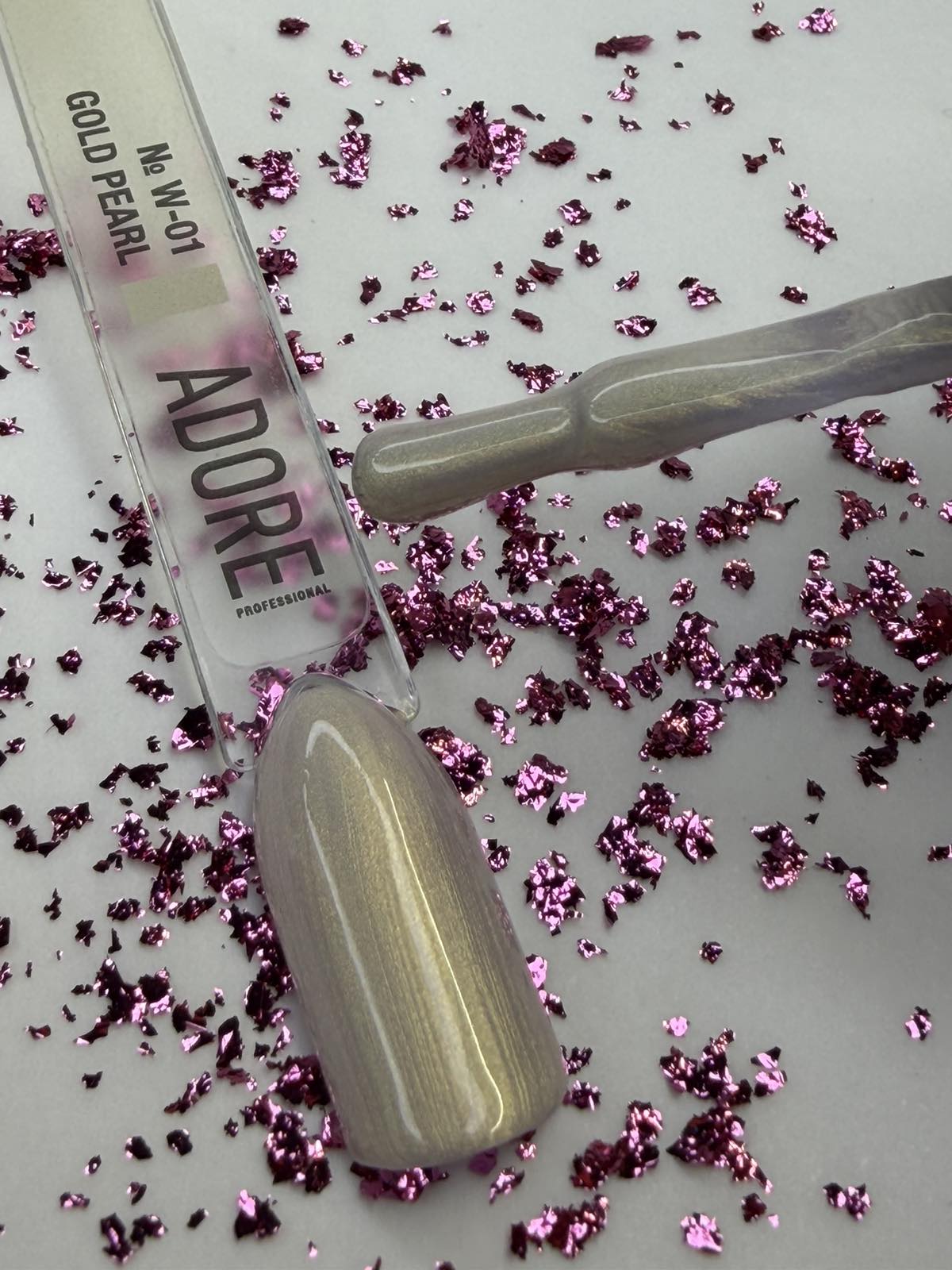 ADORE гел лак Wild Pearls 8ml W-01 - Image 4