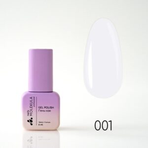 Molekula гел лак 001- 6мл-бяло