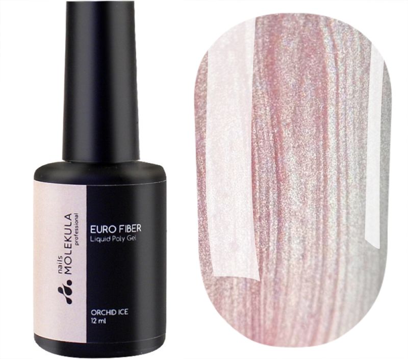 Molekula Euro Fiber Gel моделиращ гел - pink lake-W11- 12мл