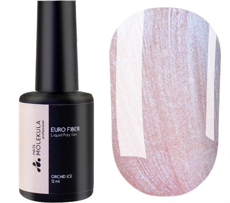 Molekula Euro Fiber Gel моделиращ гел - star dust- W12 -12мл