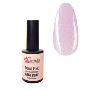 Molekula Base Coat Pearl перлена база - Royal Pink 12мл