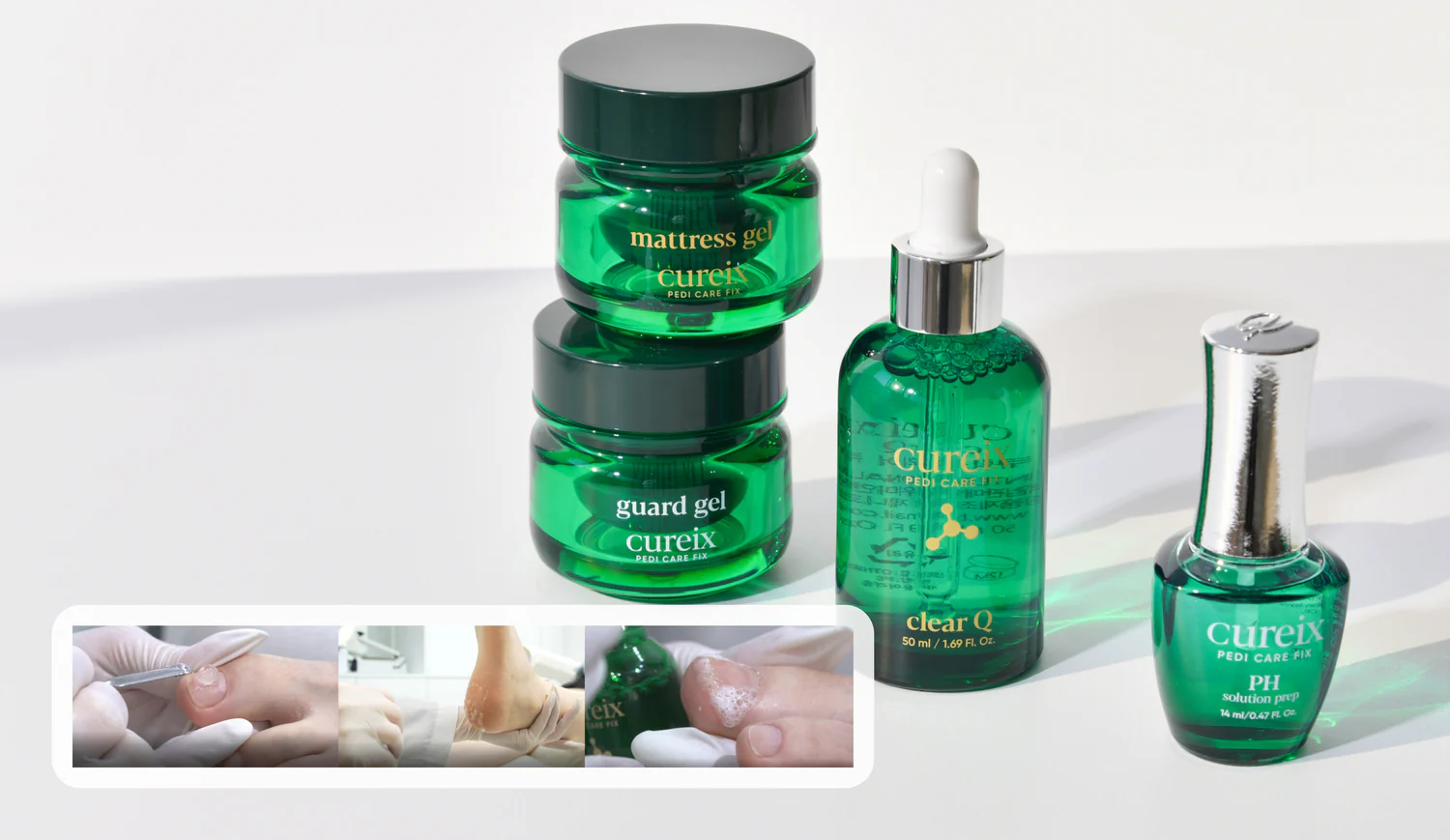 BANDI CUREIX GUARD GEL - гел за проблемни нокти 30 мл