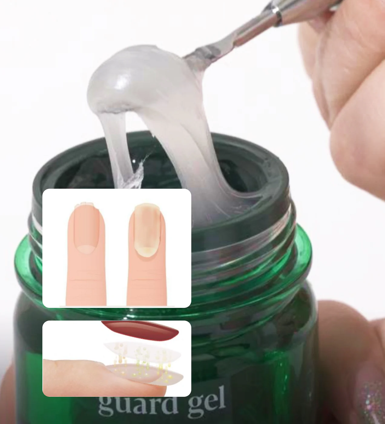 BANDI CUREIX GUARD GEL - гел за проблемни нокти 30 мл