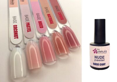 Molekula Base Rubber Nude цветна база - pastel 12мл - Image 5