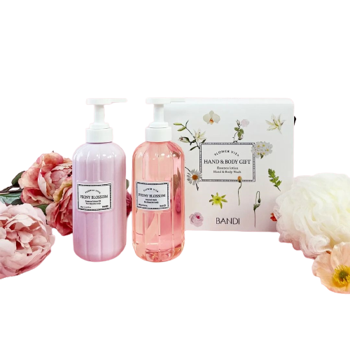 BANDI Flower Vita Подаръчен комплект за грижа за ръце и тяло (Peony Set) - Image 2