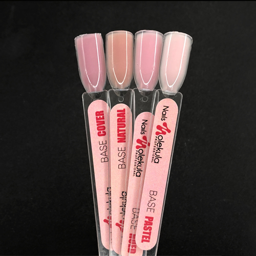 Molekula Base Rubber Nude цветна база - pastel 12мл - Image 6