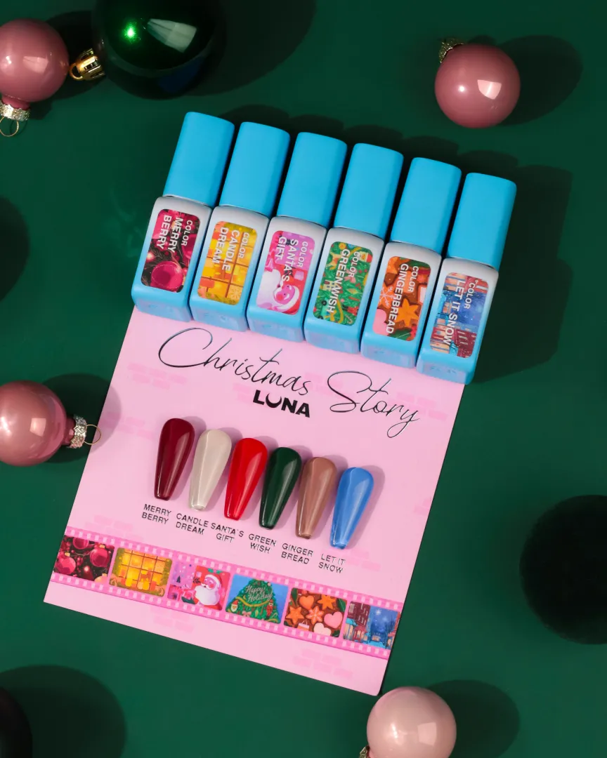 LUNA CHRISTMAS STORY - Колекция гел лак 8 мл - 6 бр
