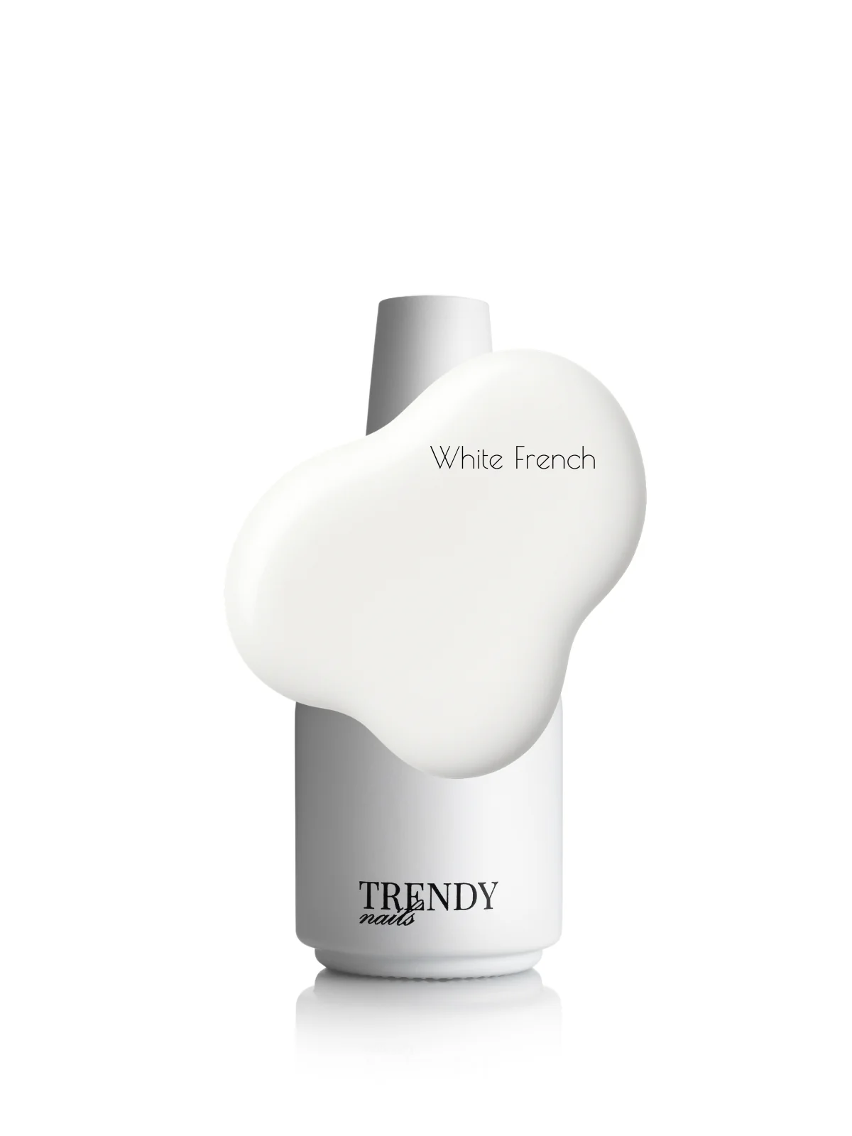 Trendy Гел лак White French - бял -10мл