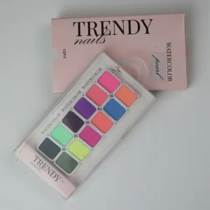 Trendy Neon Watercolor - Палитра с неонови акварелни бои