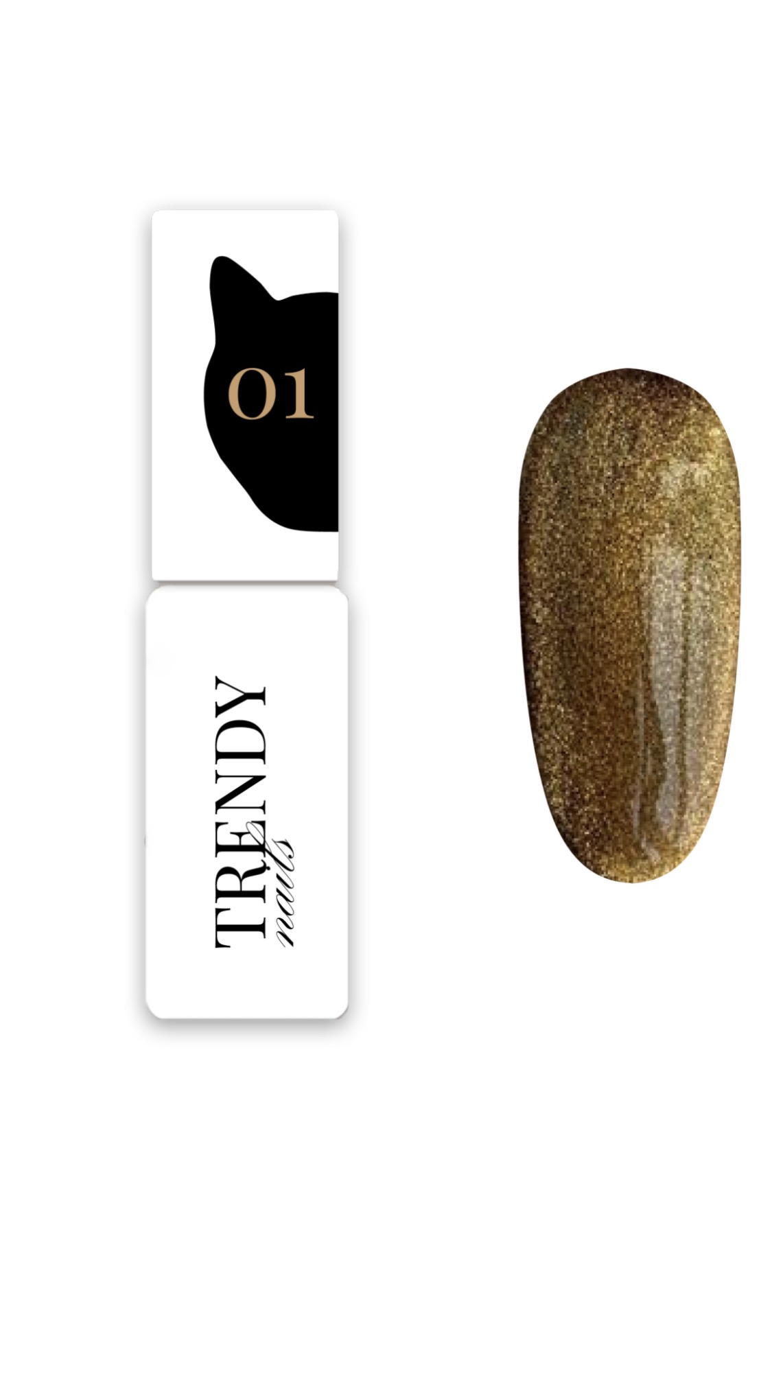 Cat Eye's " 01" HEMA/TPO free - Гел лак котка- 8ml