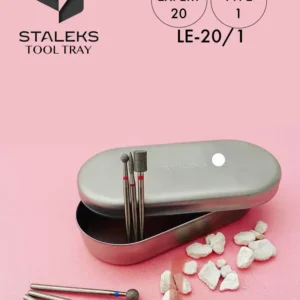 Staleks Кутия с капак за съхранение на накрайници за пила - LE-20/1