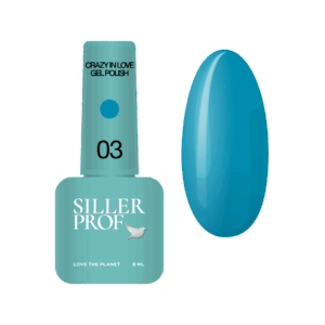 Siller Crazy in Love 03 - син гел лак 8 мл