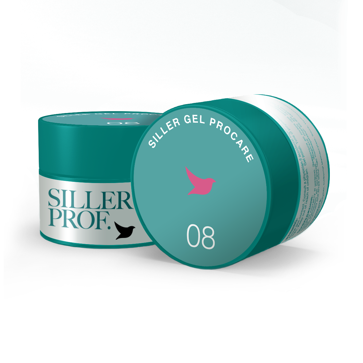 Siller Gel Procare - 08 - розов - 15 мл - Гел за изграждане - Image 3