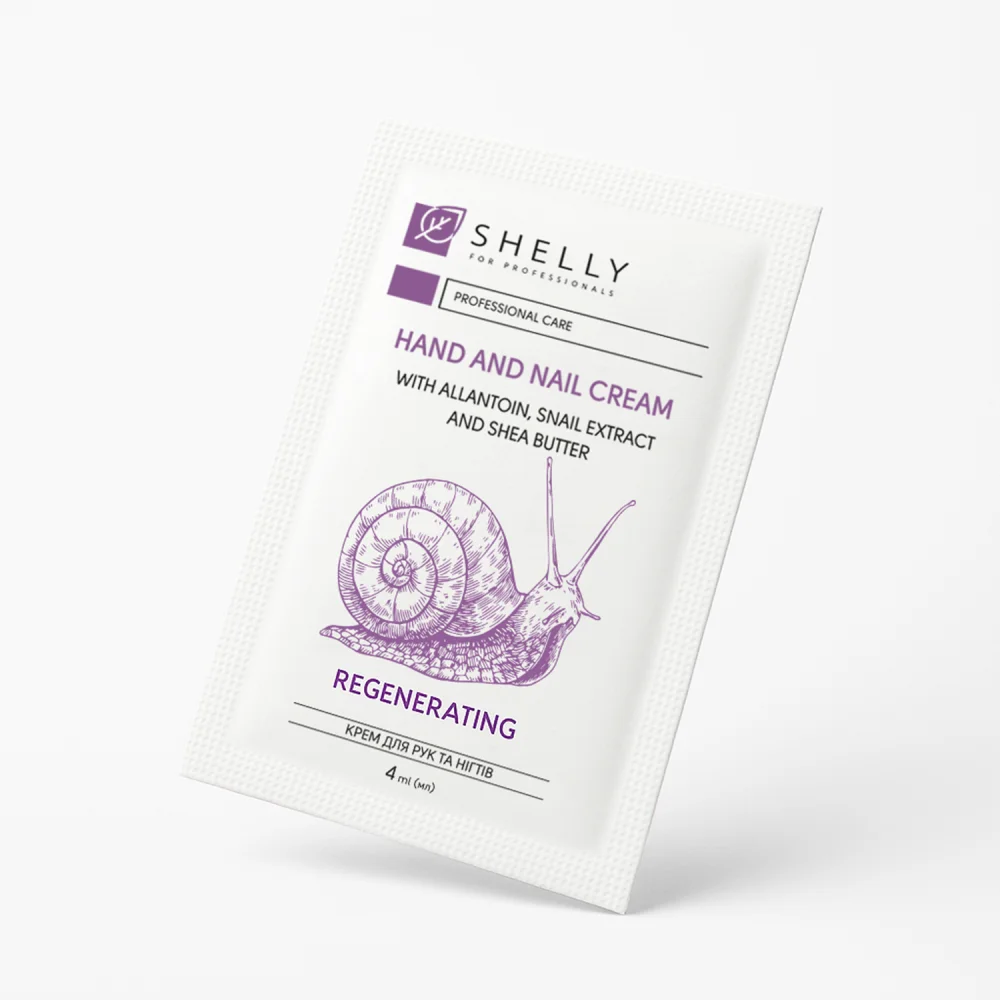 Крем за ръце и нокти с алантоин, екстракт от охлюви и масло от ший Shelly 4 мл - Image 2