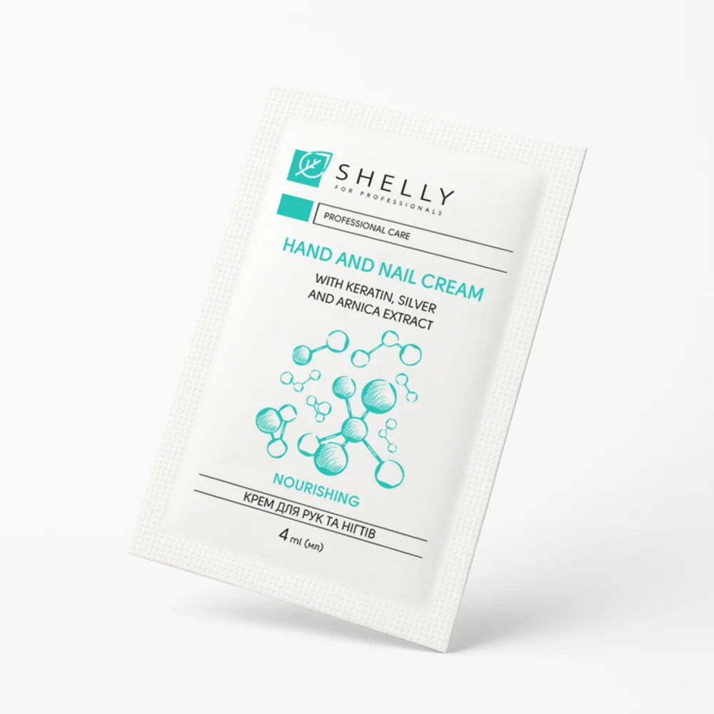 Крем за ръце и нокти с кератин, сребро и екстракт от арника Shelly 4 мл - Image 3