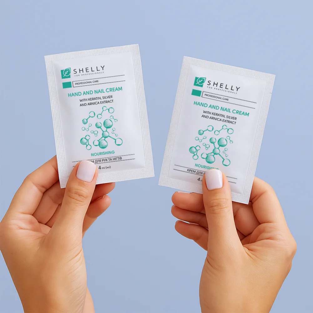 Крем за ръце и нокти с кератин, сребро и екстракт от арника Shelly 4 мл