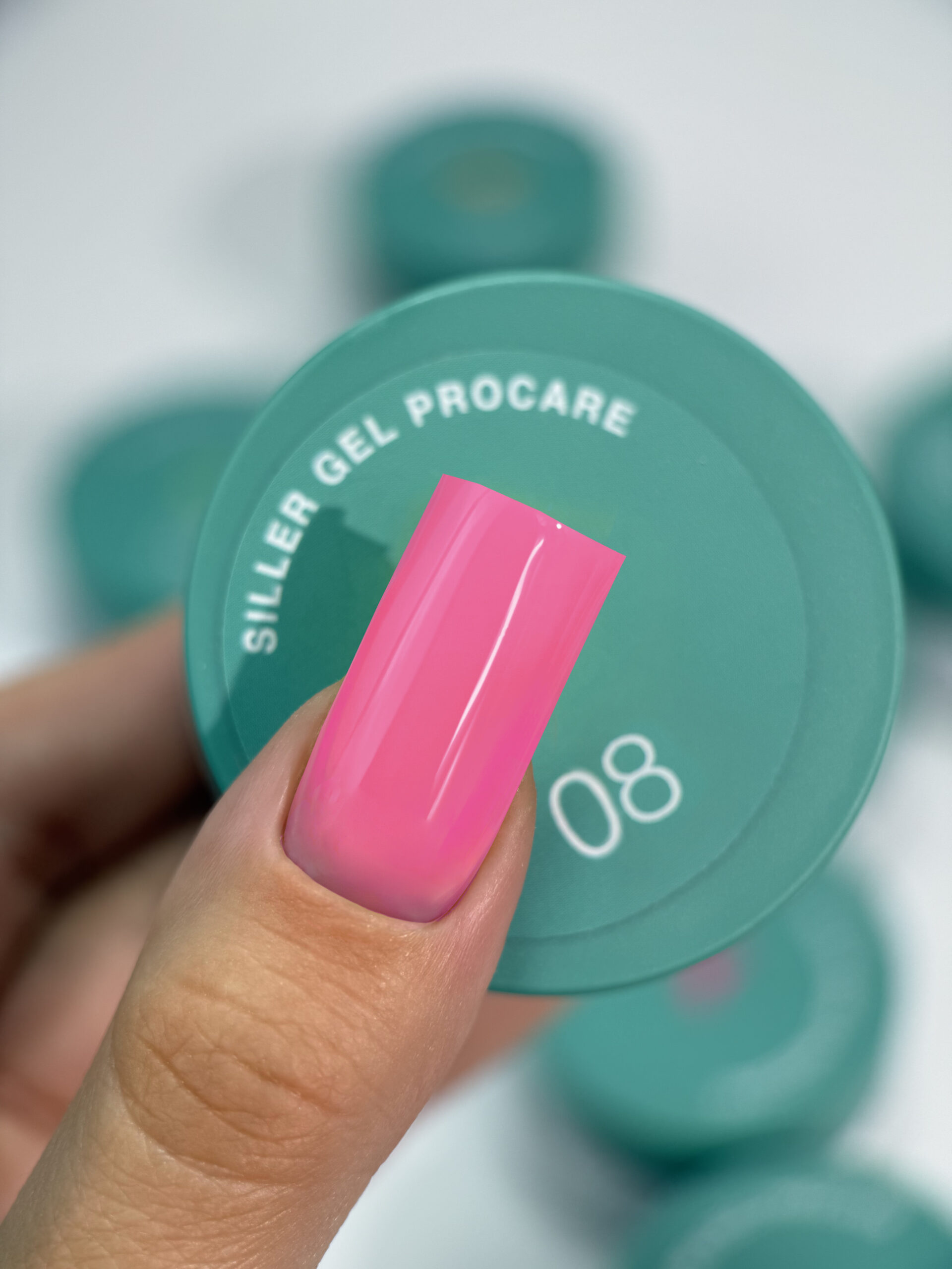 Siller Gel Procare - 08 - розов - 15 мл - Гел за изграждане