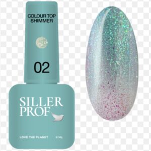 Siller Color Top Shimmer 02 -Топ с частици - 8 мл