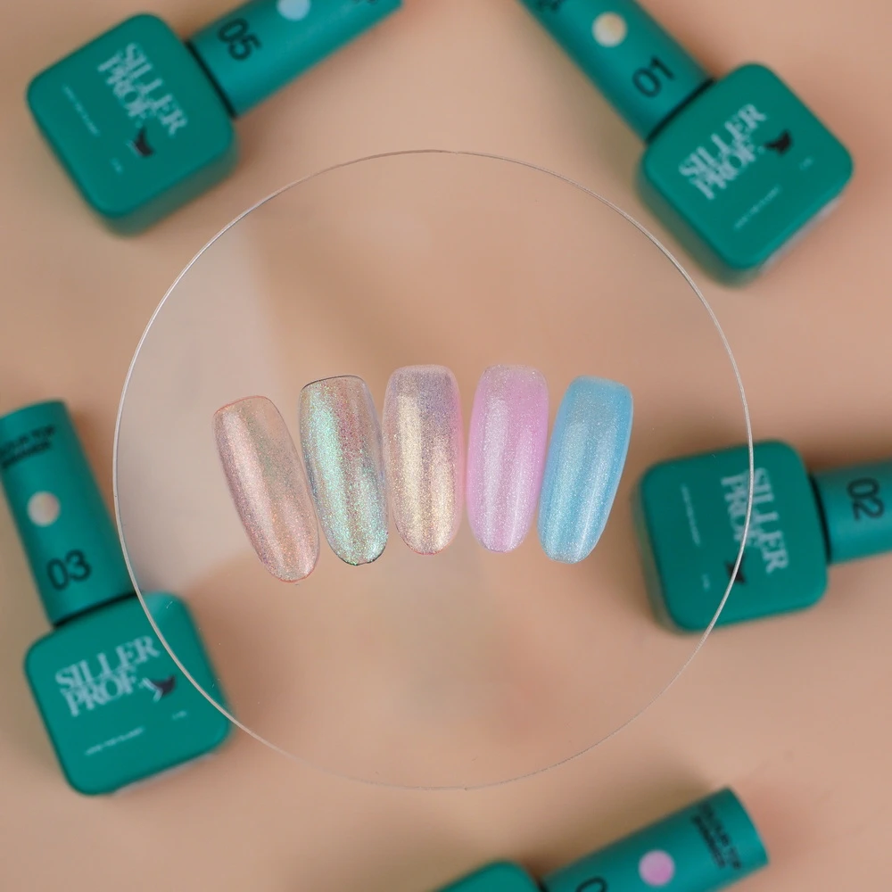 Siller Color Top Shimmer 03 -Топ с частици - 8 мл - Image 4