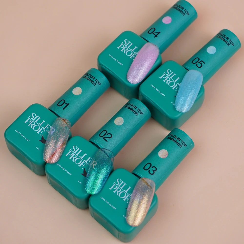 Siller Color Top Shimmer 03 -Топ с частици - 8 мл - Image 5