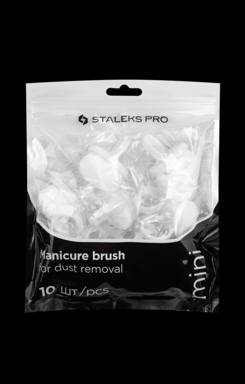 Staleks Четка за маникюр с пръстен за отстраняване на прах EXPERT 03 малка (10 бр.) - Image 4