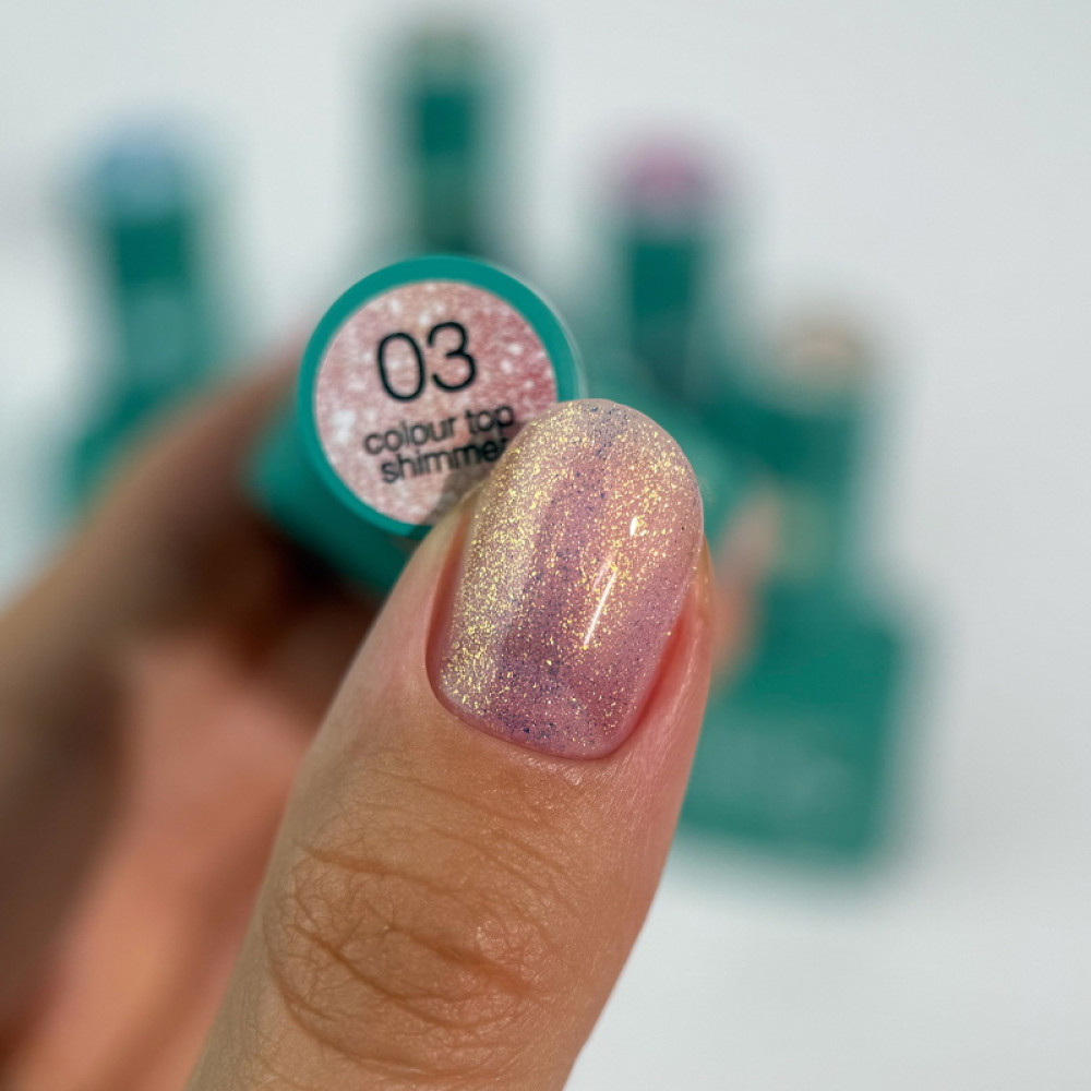 Siller Color Top Shimmer 03 -Топ с частици - 8 мл - Image 6