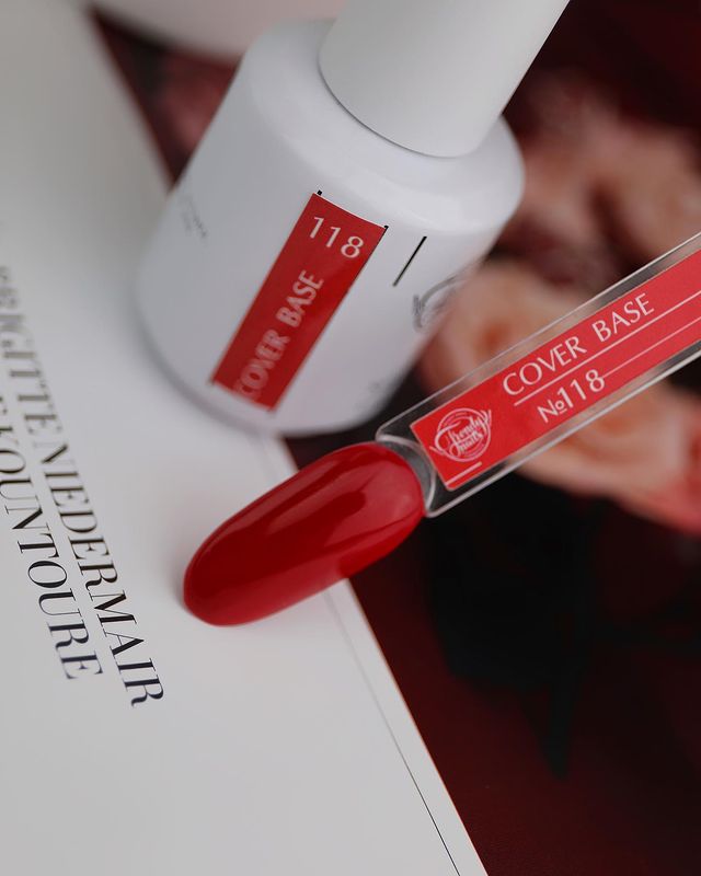 Trendynails Цветна база 118 - 15 мл - бордо - Image 4