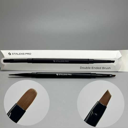 Staleks ДВУСТРАННА ЧЕТКА ЗА ГЕЛ EXPERT 11мм/7мм - NBE-06/10 - Image 5