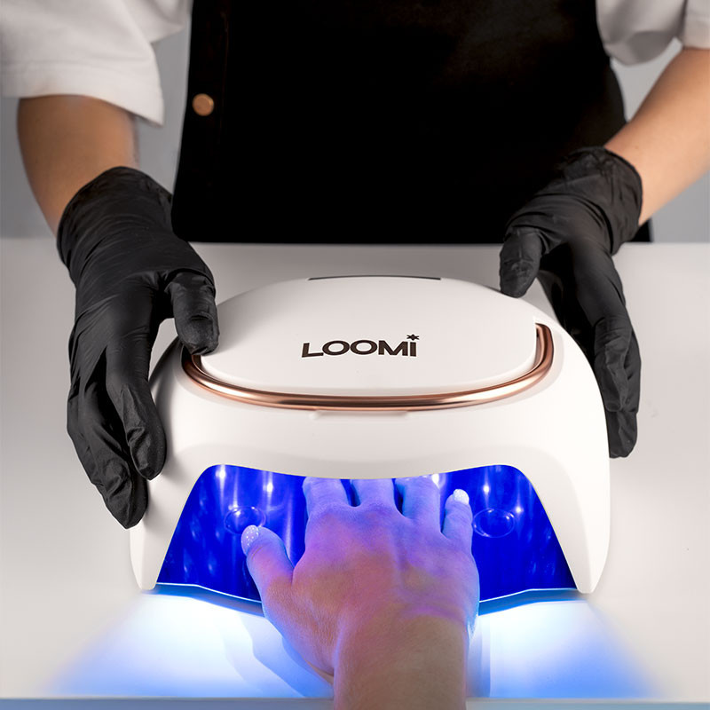 Акумулаторна UV/LED лампа Loomi Sol с батерия 80W - Image 8