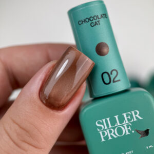 Siller Chocolate Cat 02 гел лак котешко око