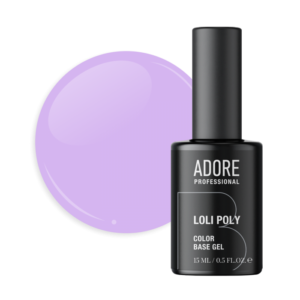 ADORE Loli Poly Base - Цветна база 15мл-№ 01 – люляк.