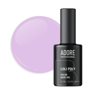 ADORE Loli Poly Base - Цветна база 15мл № 02 – нежно лилаво