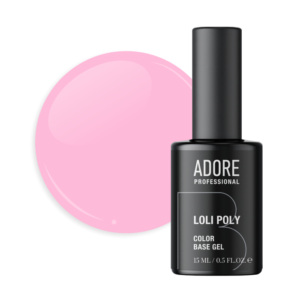 ADORE Loli Poly Base - Цветна база 15мл № 05 – куклено розово.