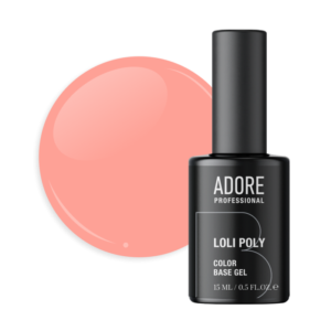 ADORE Loli Poly Base - Цветна база 15мл № 06 - праскова
