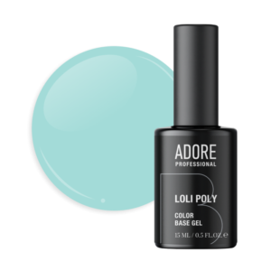 ADORE Loli Poly Base - Цветна база 15мл № 11 – ментово синьо