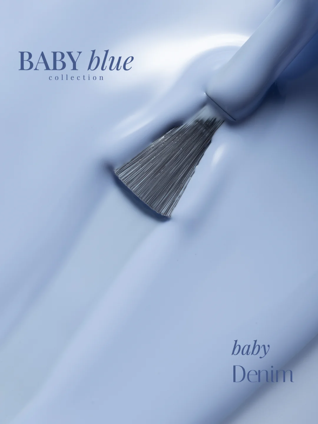 Trendynails Гел лак Baby Denim-5 мл - Image 4