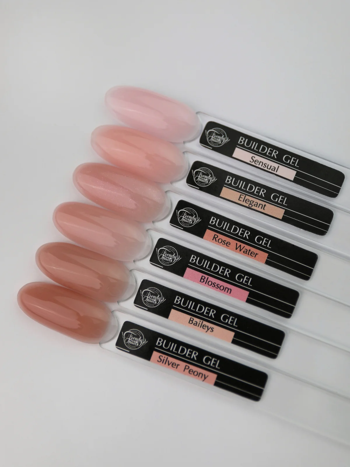 TrendyNails Builder Gel-Гел в бутилка Silver Peony 15мл/30мл - Image 5
