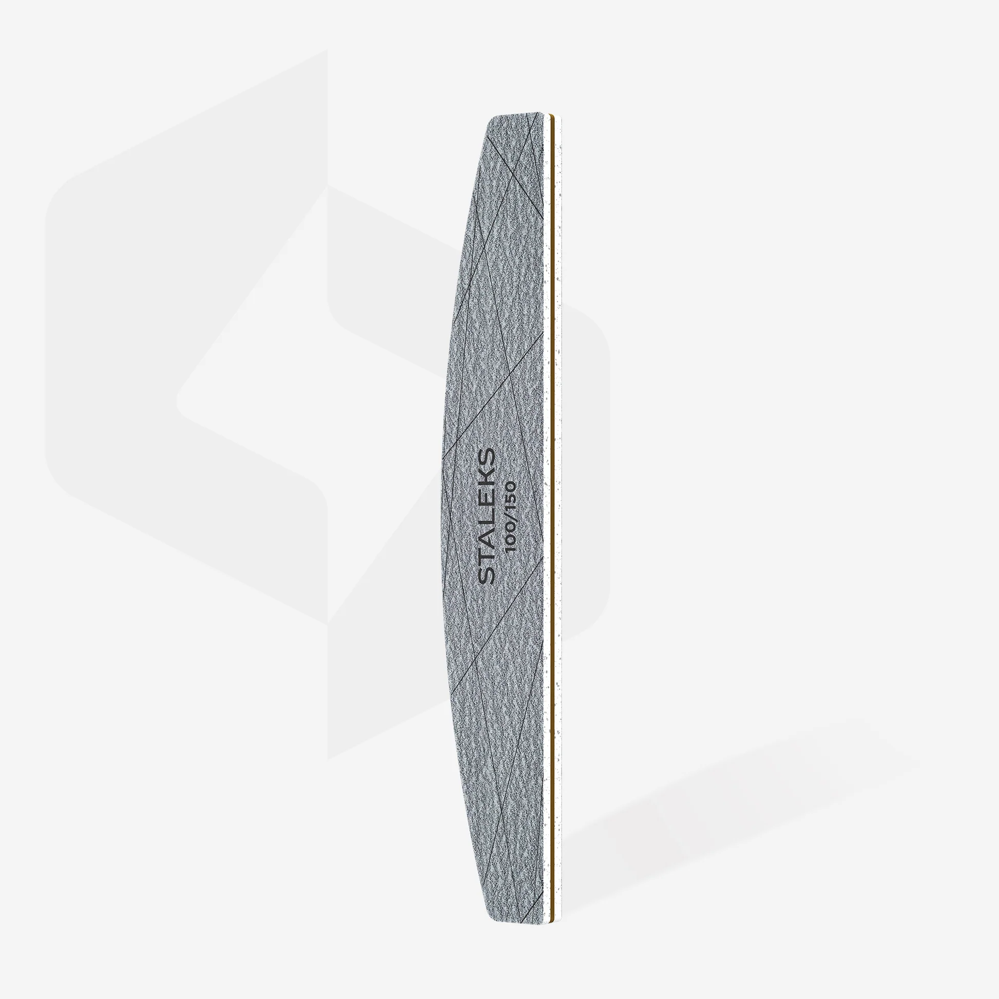 Минерална пила STALEKS SMART 40 с форма на полумесец, 100/150 grit (25 бр.) - Image 2