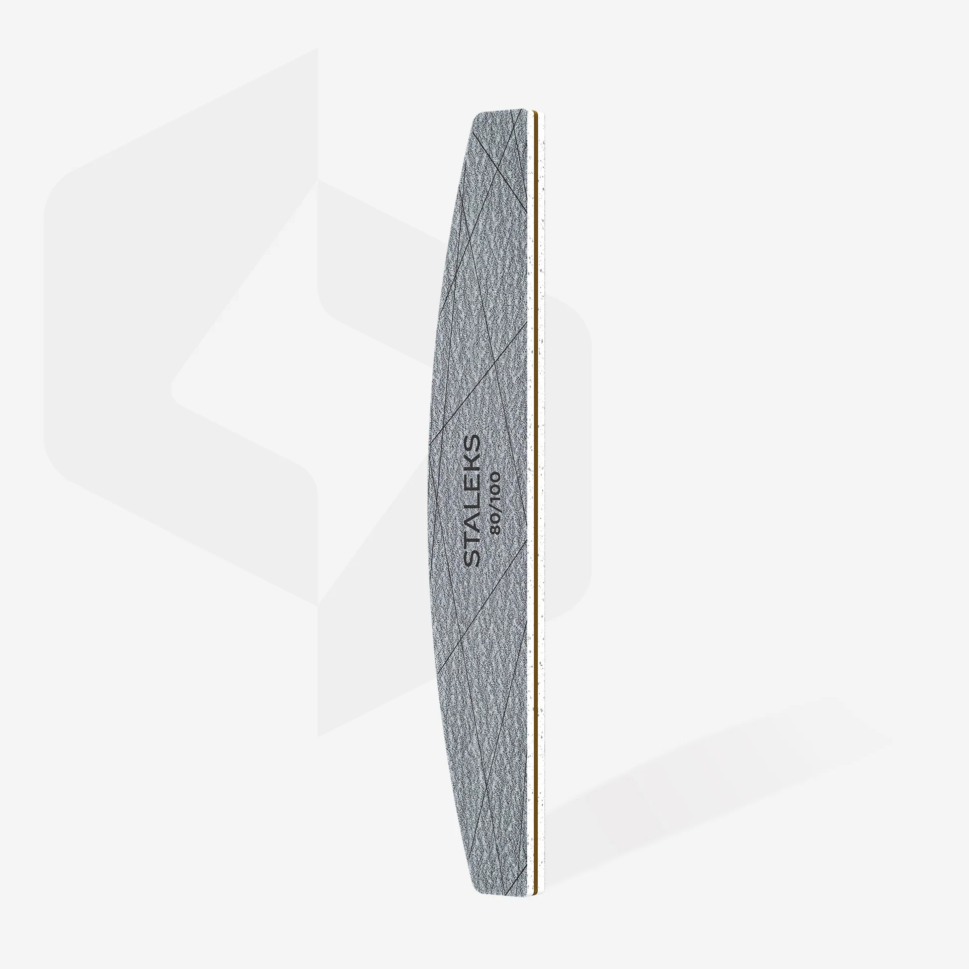 Минерална пила STALEKS SMART 40 с форма на полумесец, 80/100 grit (25 бр.) - Image 2