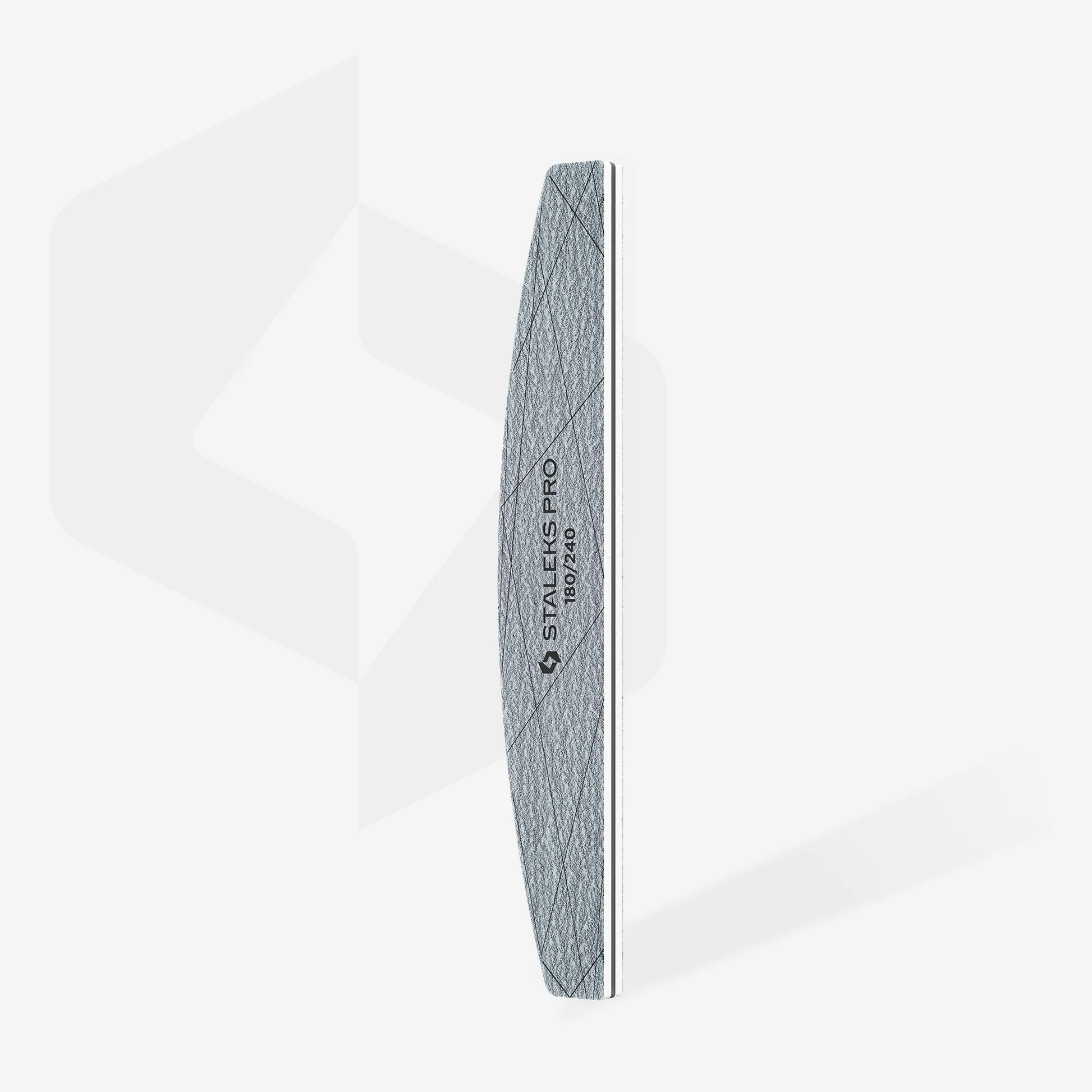 Минерална пила STALEKS SMART 40 с форма на полумесец, 180/240 grit (25 бр.) - Image 2