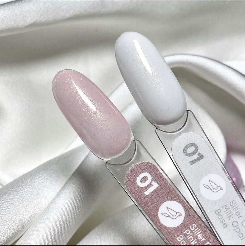 Siller Base Opal Milk-млечнобяла с частици-8мл/15мл