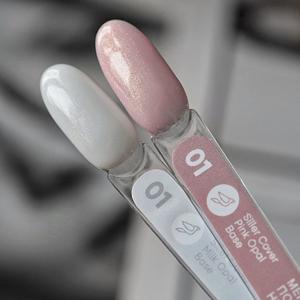 Siller Base Opal Milk-млечнобяла с частици-8мл/15мл - Image 2
