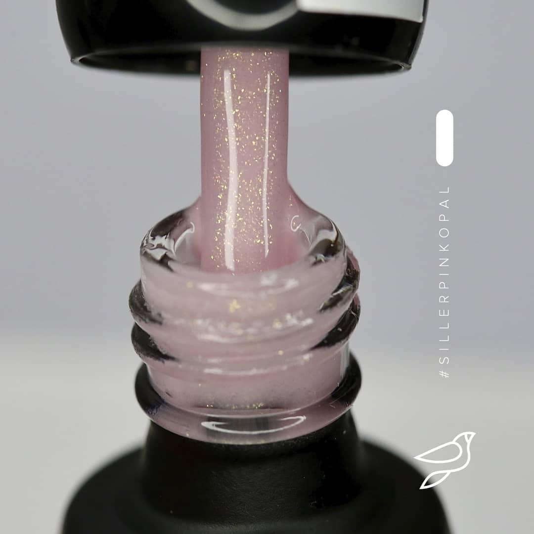 Siller Base Opal Pink-розова с частици-8мл/15мл - Image 2